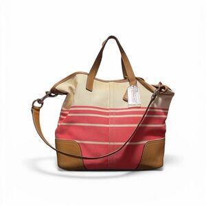 Coach Women Hadley Twill Duffle Tote